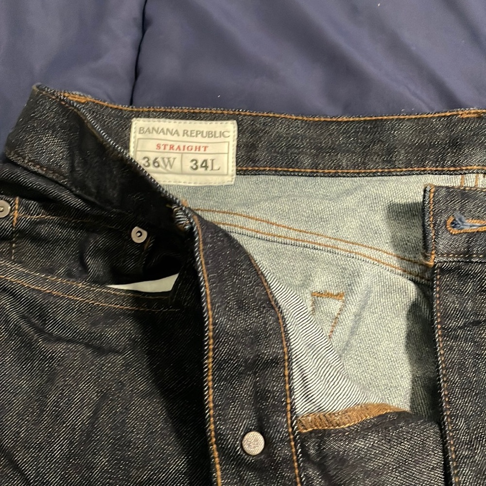 Banana republic Jeans. Size 36W 34L. Great Condition